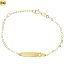 Pulsera en oro amarillo 18k de bebé ESTRELLA